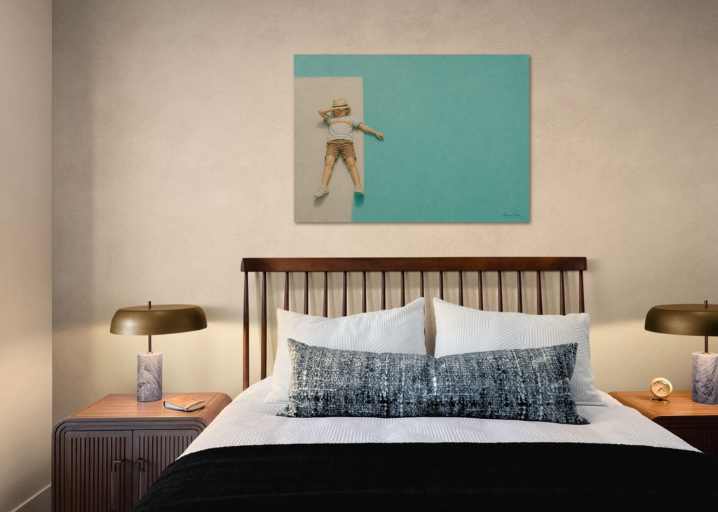 Childhood Memories VII | Canvas Print | Stretched Canvas | Minimalist Wall Art | Nostalgic Child Artwork | Museum-Quality Giclée Canvas