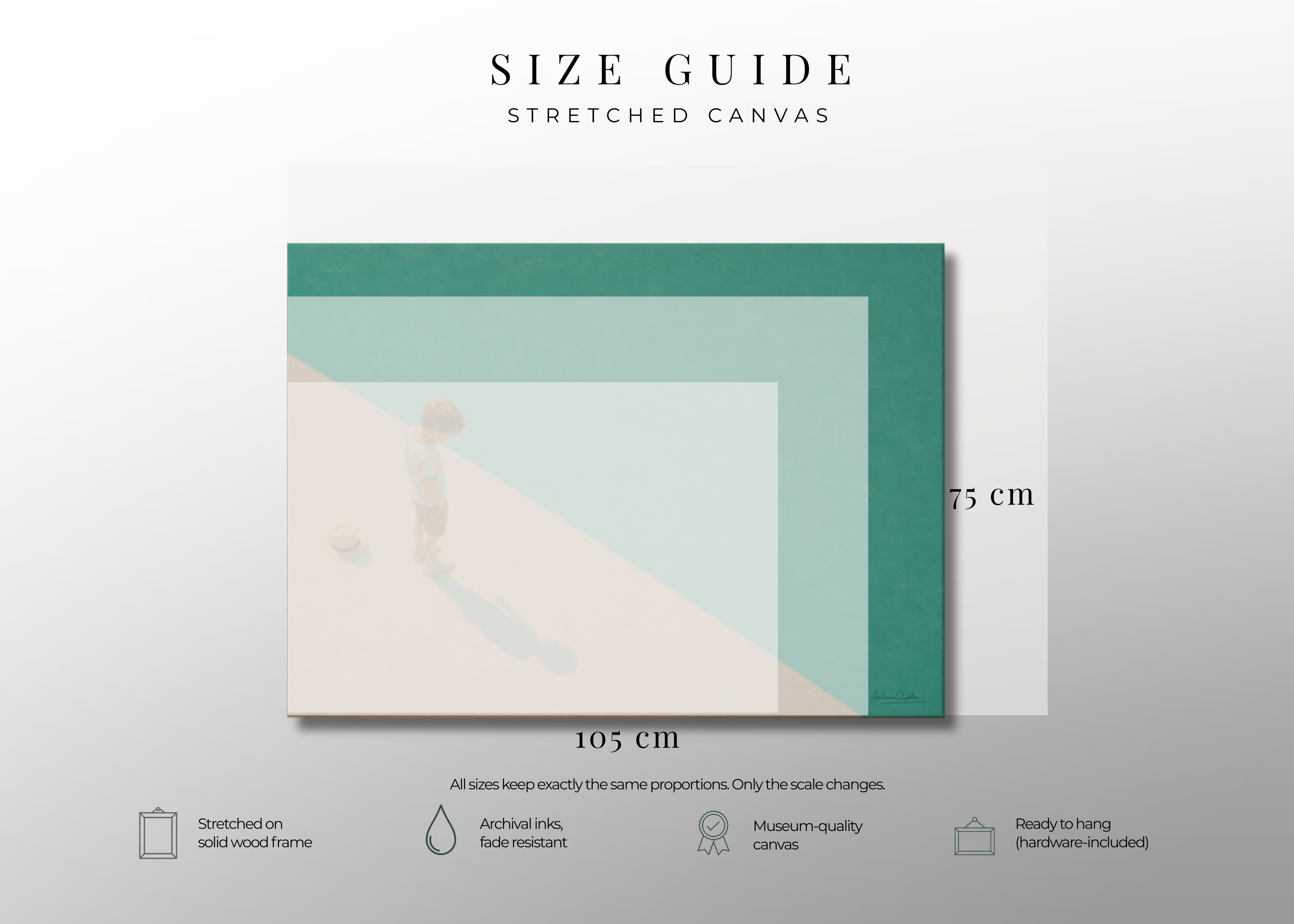 Childhood Memories VIII | Canvas Print | Stretched Canvas | Minimalist Wall Art | Nostalgic Child Artwork | Museum-Quality Giclée Canvas