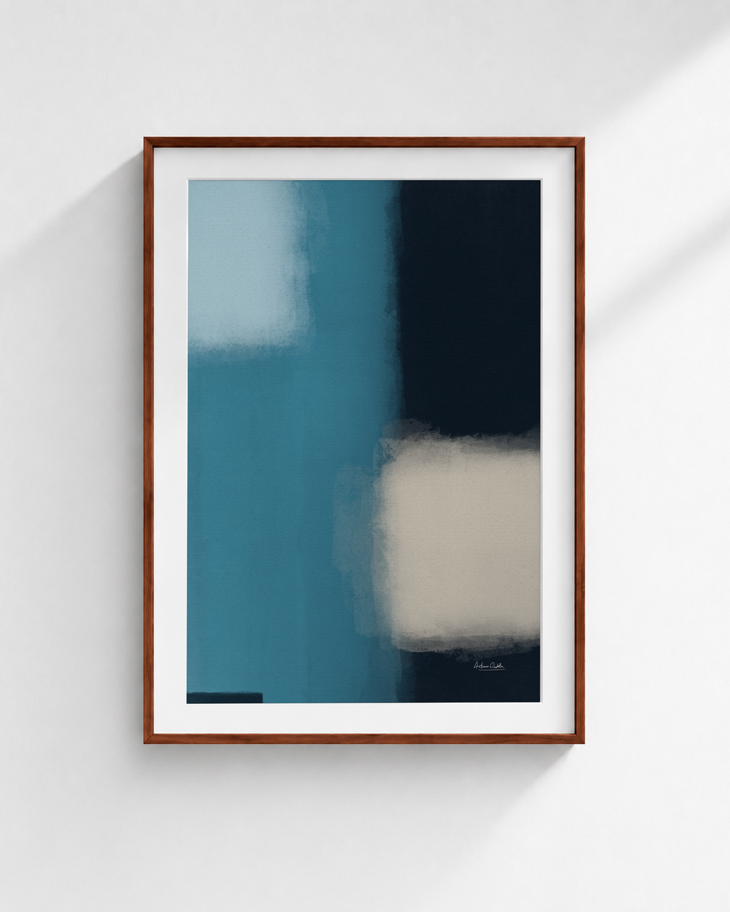 Held Structure | Minimalist Abstract Fine Art Print
