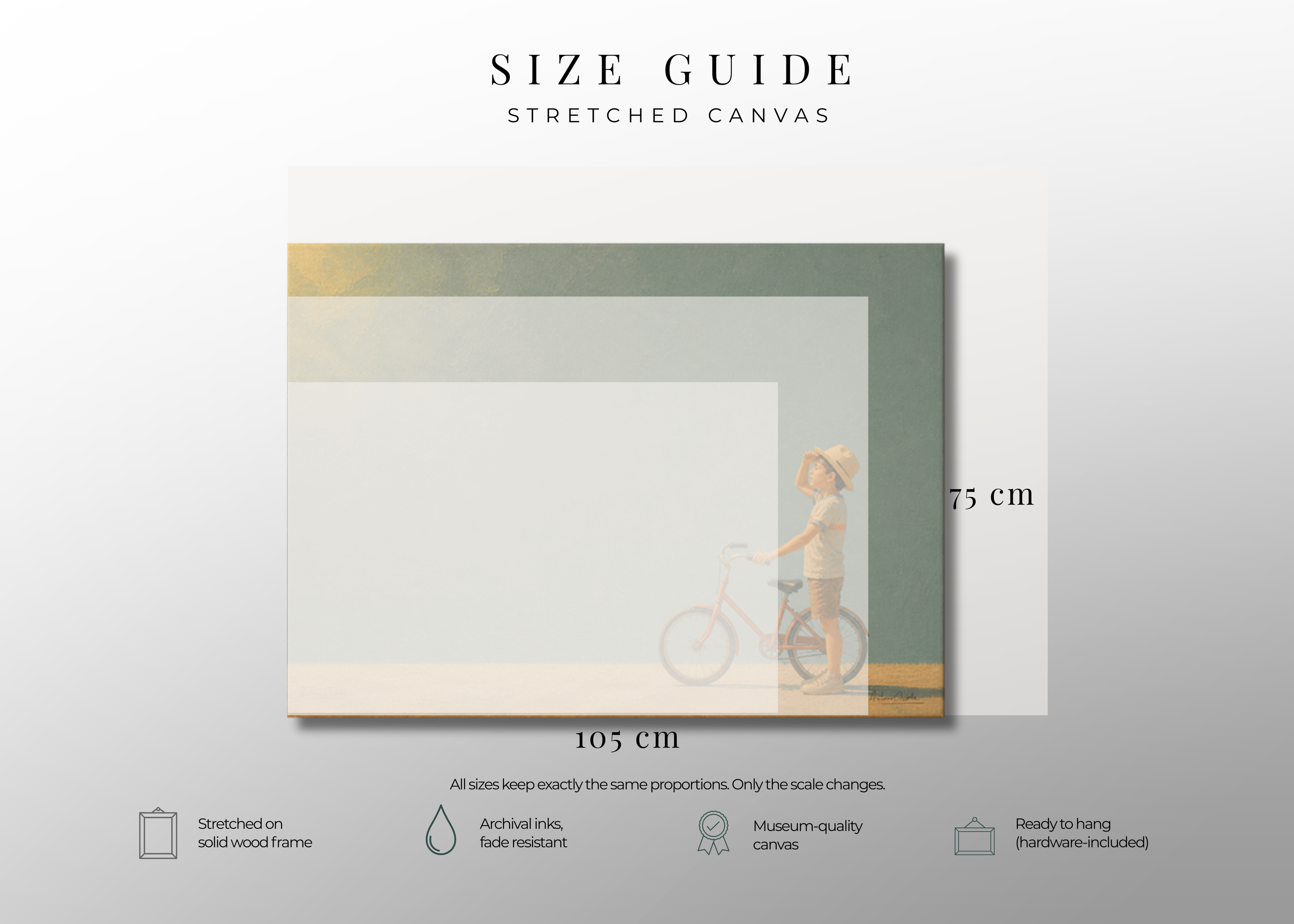 Childhood Memories V | Canvas Print | Stretched Canvas | Minimalist Wall Art | Nostalgic Child Artwork | Museum-Quality Giclée Canvas