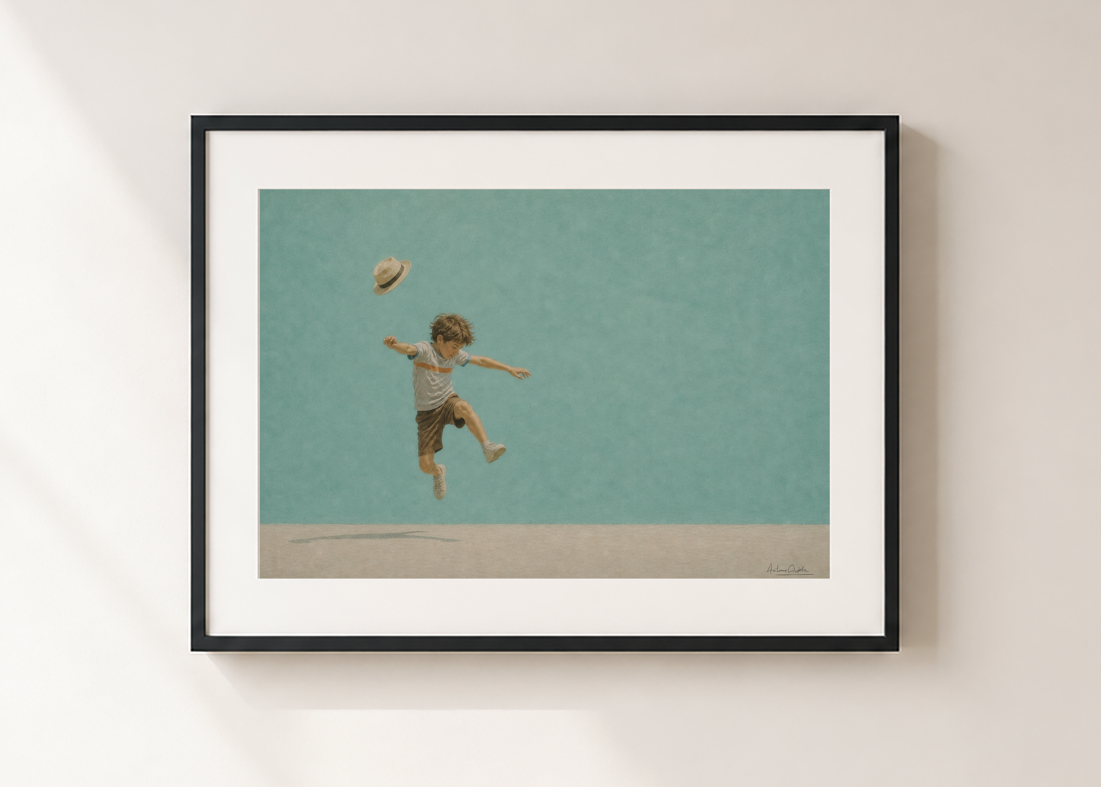 Childhood Memories VI | Framed Fine Art Print | Minimalist Wall Art | Nostalgic Child Artwork | Museum-Quality Giclée Print