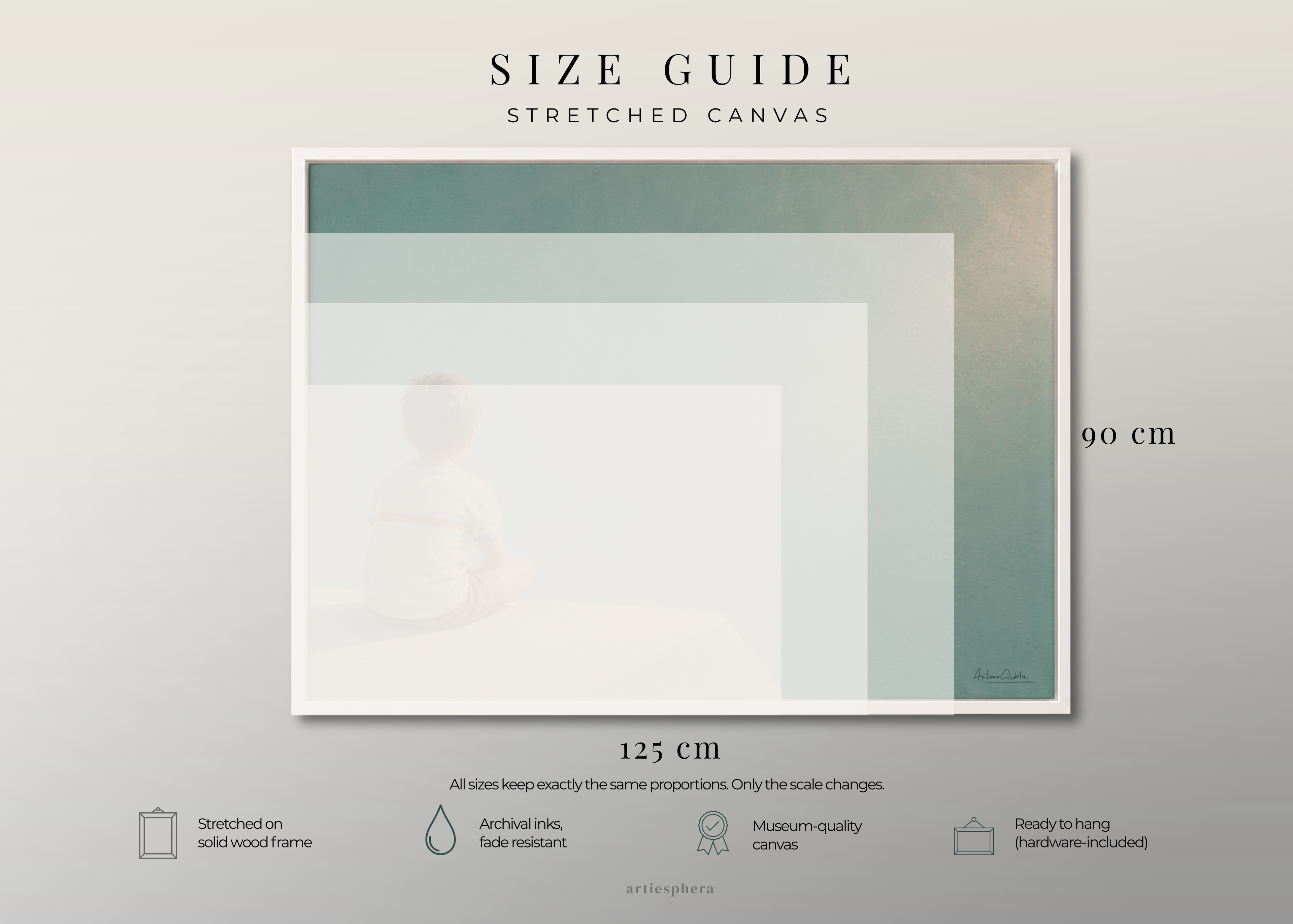 Childhood Memories I | Framed Canvas | Minimalist Wall Art | Nostalgic Child Artwork | Premium Framed Canvas