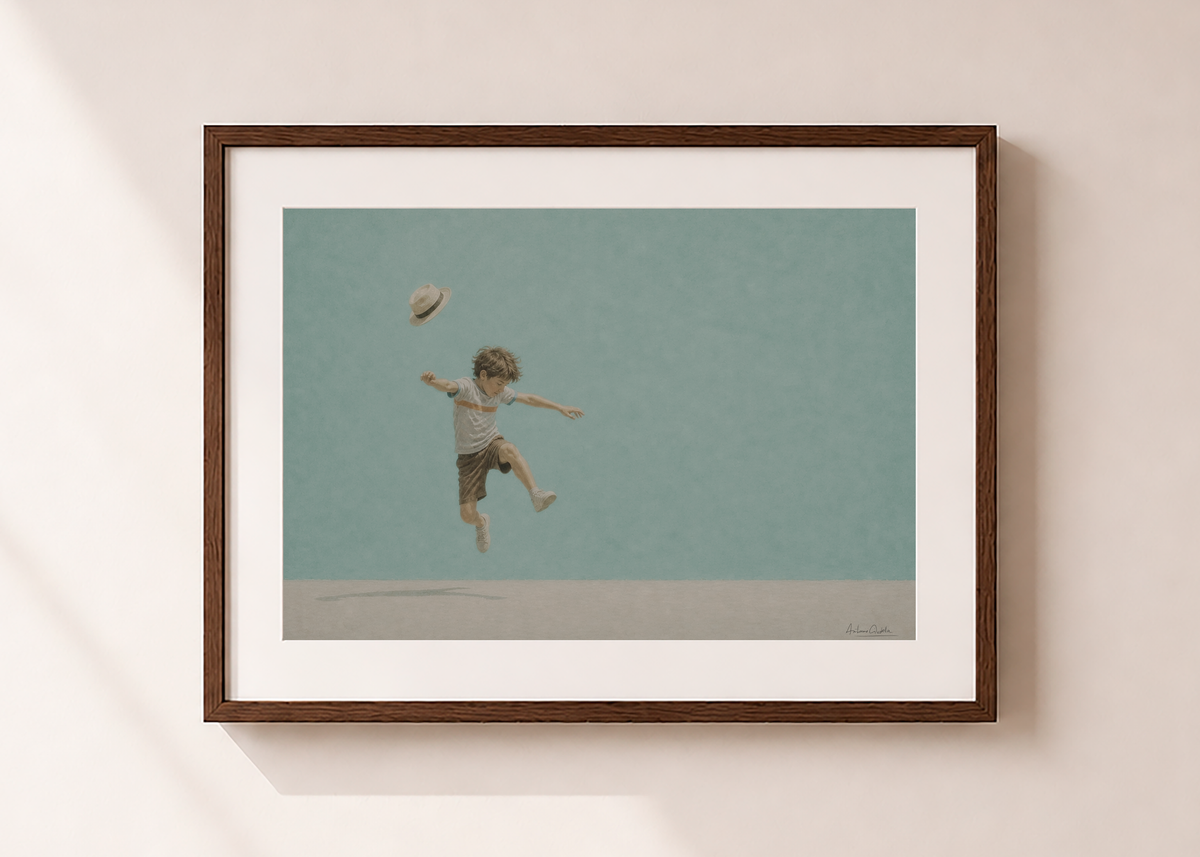 Childhood Memories VI | Framed Fine Art Print | Minimalist Wall Art | Nostalgic Child Artwork | Museum-Quality Giclée Print