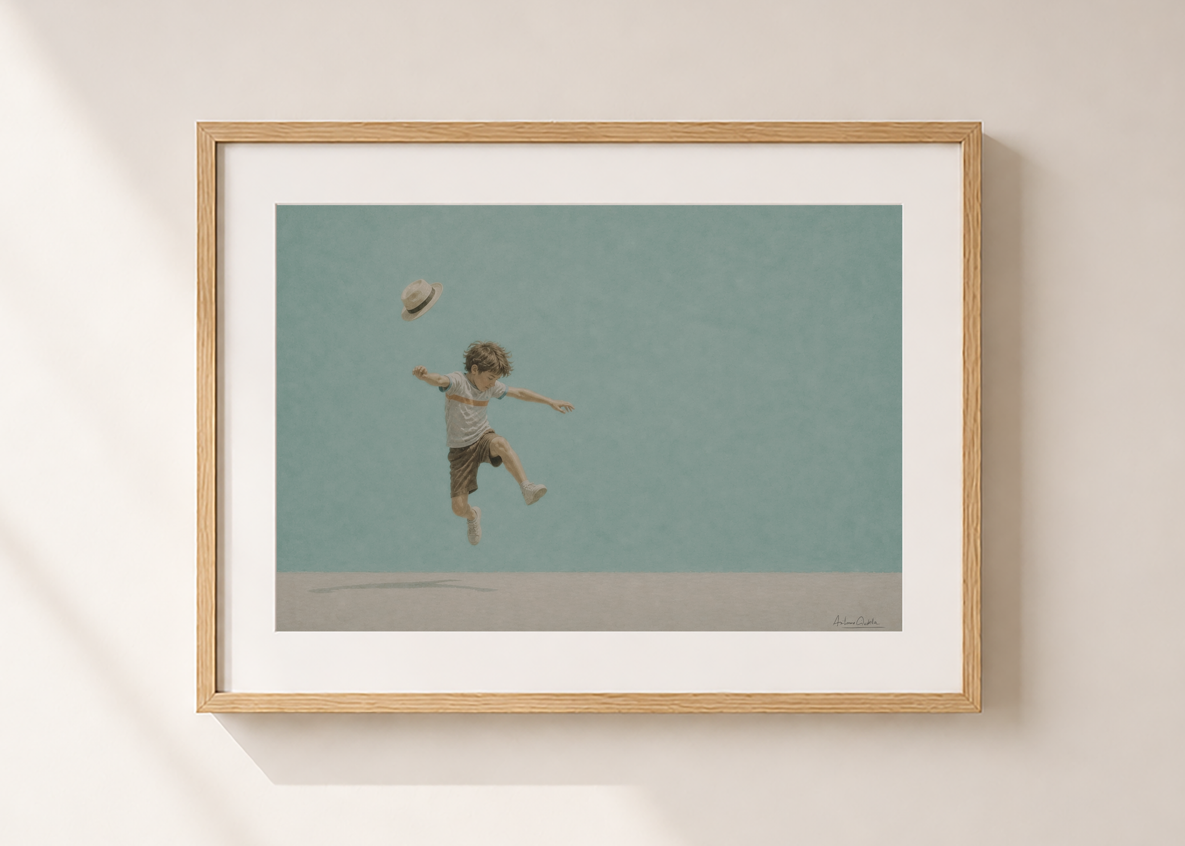 Childhood Memories VI | Framed Fine Art Print | Minimalist Wall Art | Nostalgic Child Artwork | Museum-Quality Giclée Print