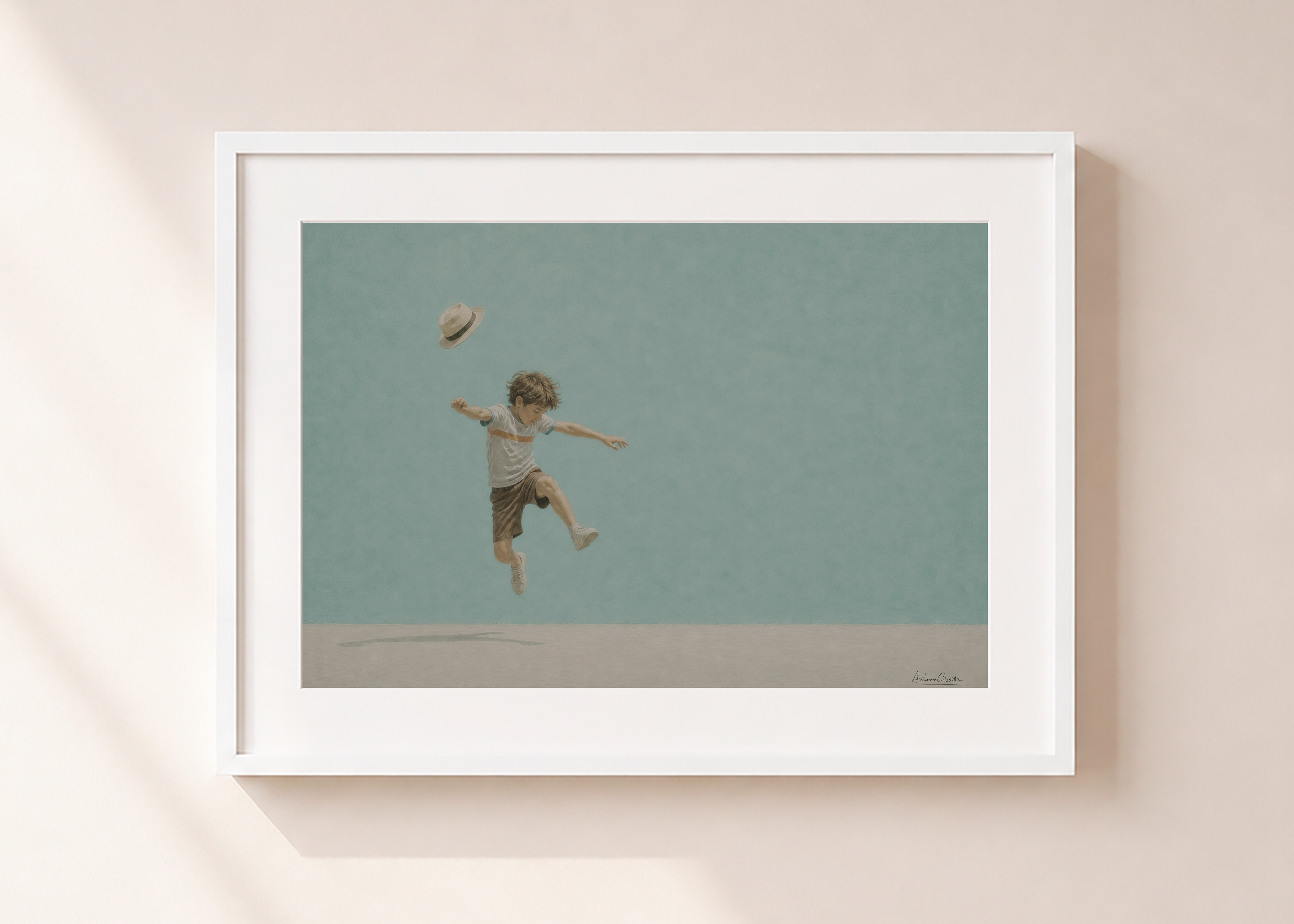Childhood Memories VI | Framed Fine Art Print | Minimalist Wall Art | Nostalgic Child Artwork | Museum-Quality Giclée Print