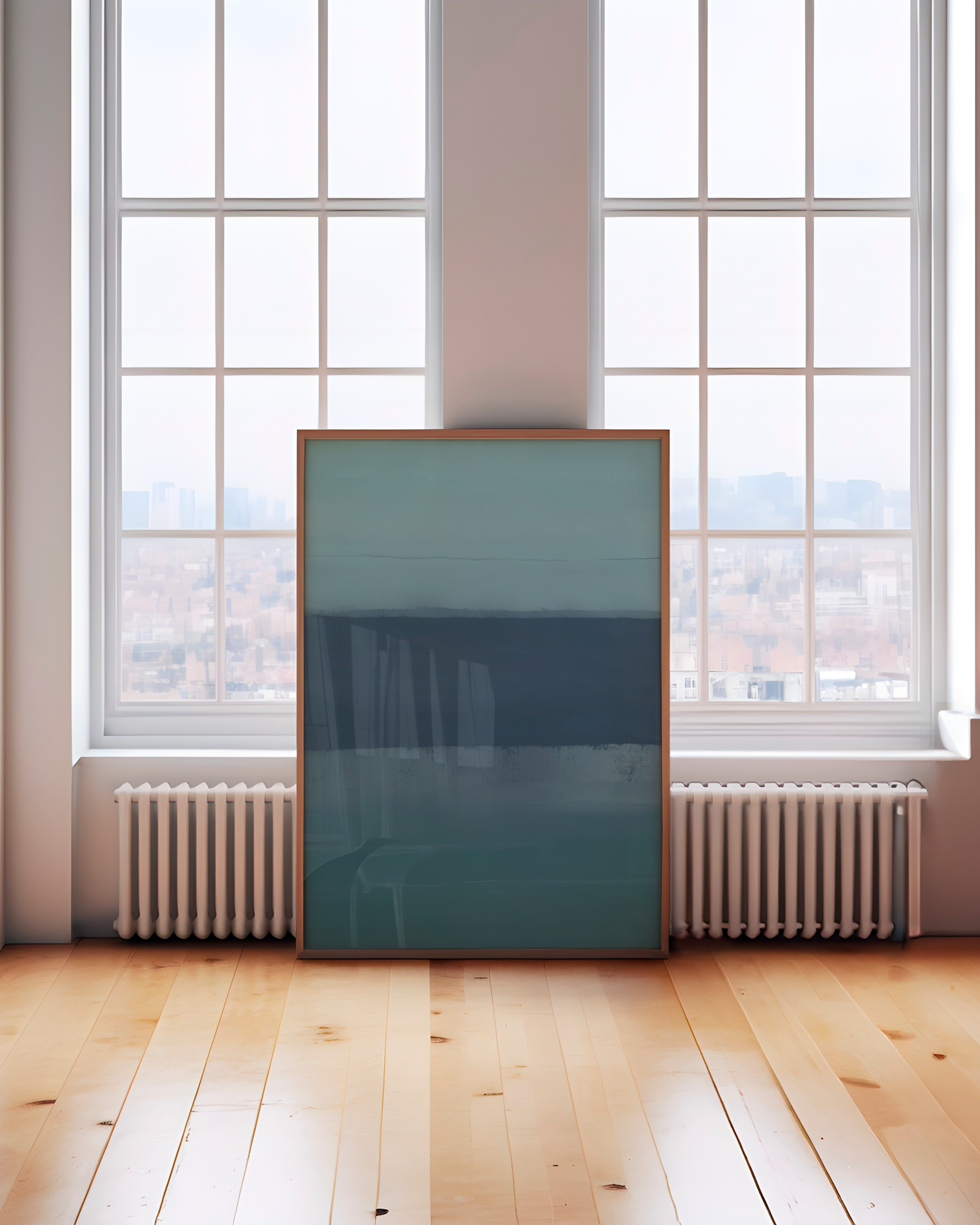 Slate Horizon | Minimalist Abstract Fine Art Print
