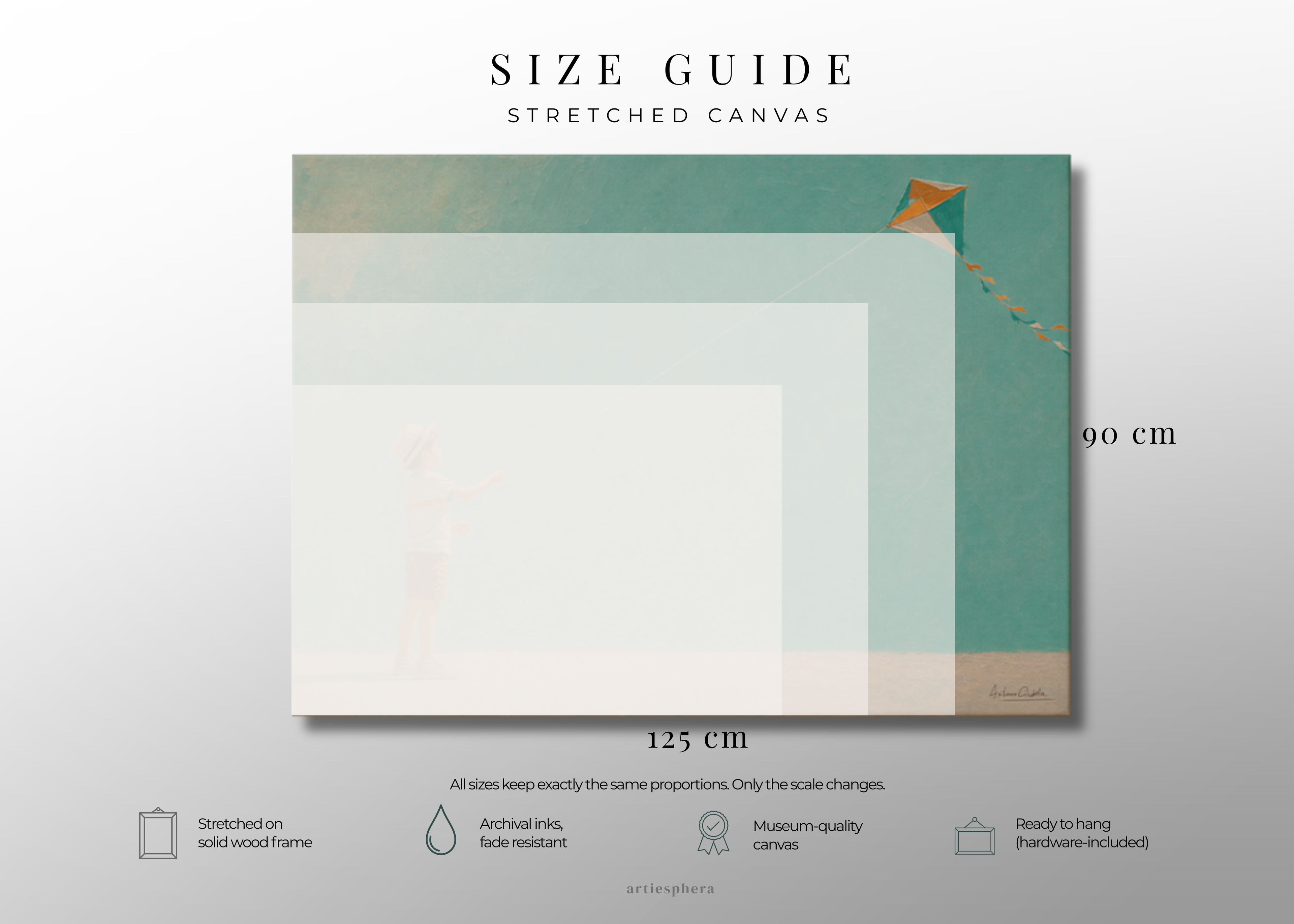Childhood Memories III | Canvas Print | Stretched Canvas | Minimalist Wall Art | Nostalgic Child Artwork | Museum-Quality Giclée Canvas