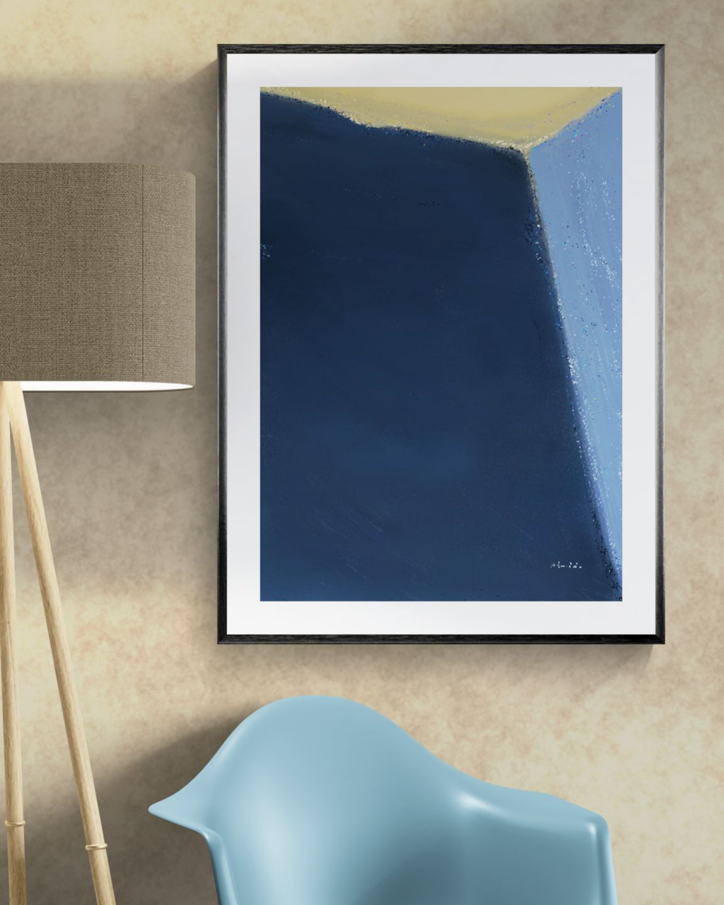 Held Between Tones I | Minimalist Abstract Fine Art Print