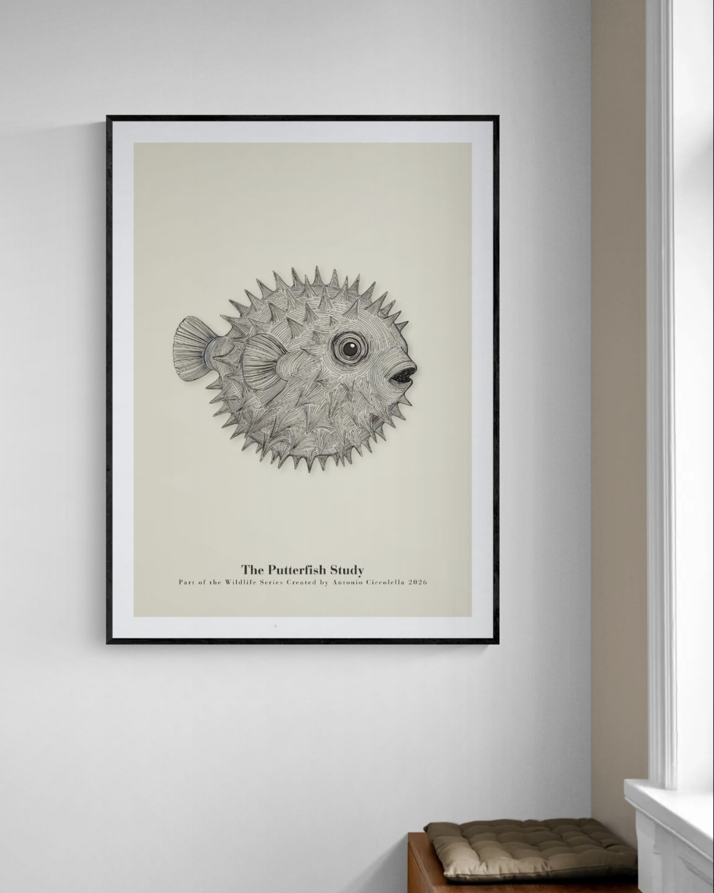 The Pufferfish Study | Vintage Pufferfish Fine Art Print