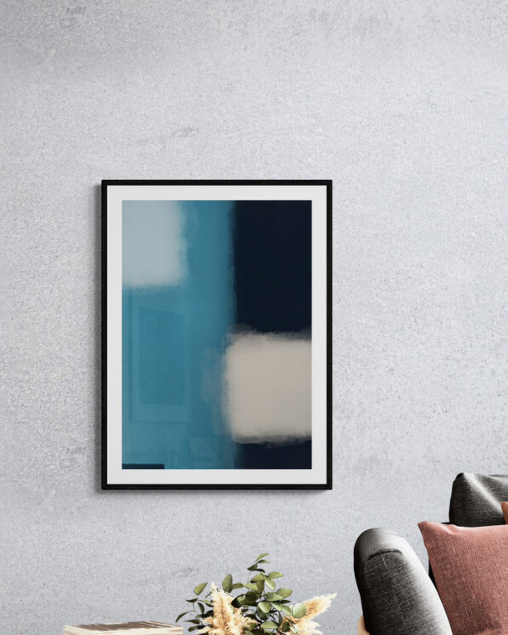 Held Structure | Minimalist Abstract Fine Art Print