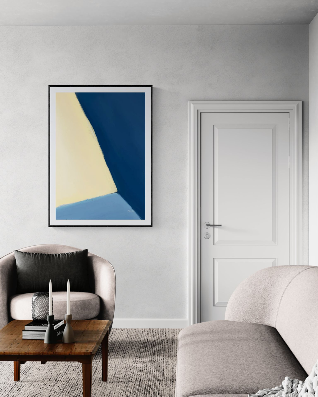 Held Between Tones IV | Minimalist Abstract Fine Art Print