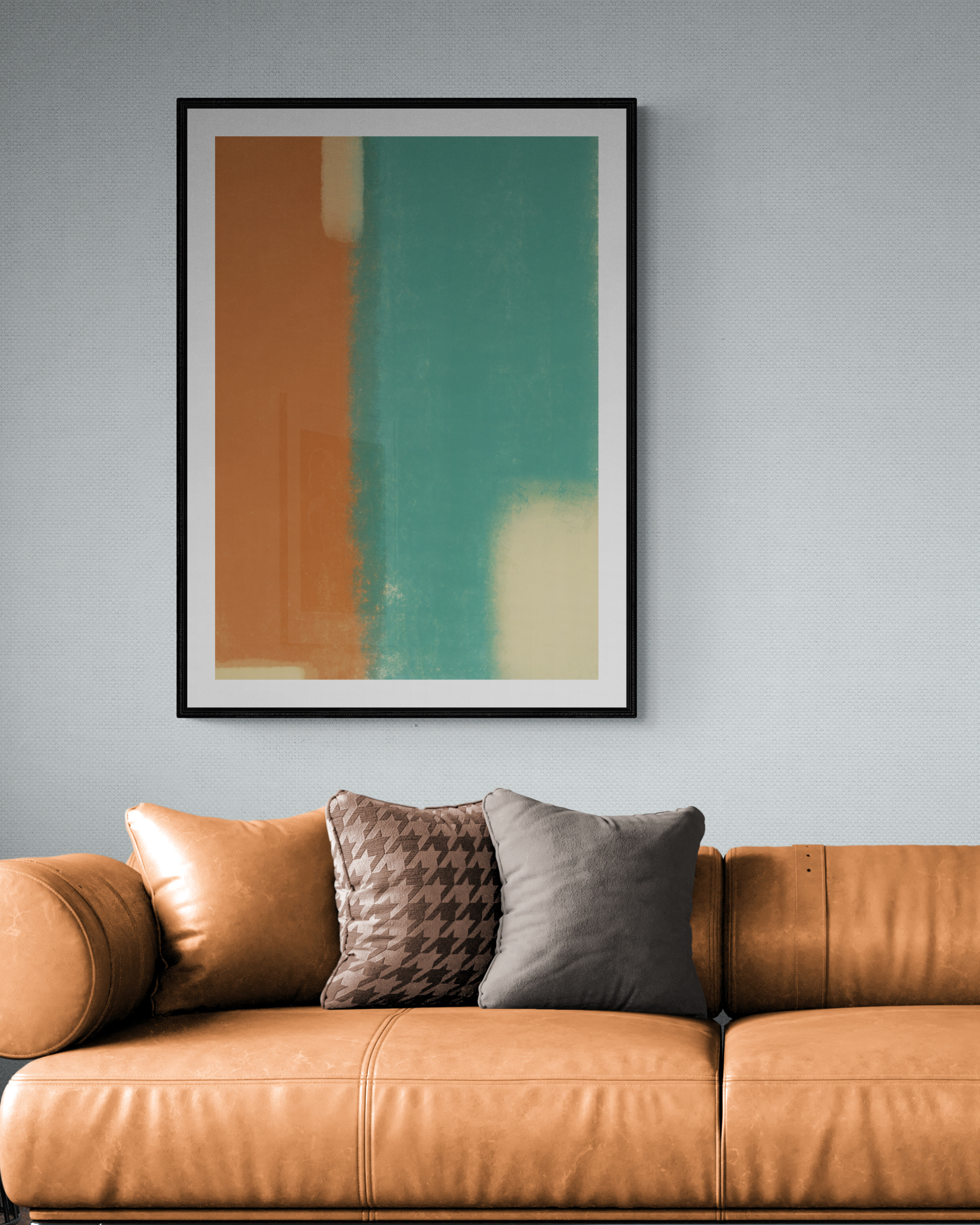 Moss & Rust | Minimalist Abstract Fine Art Print