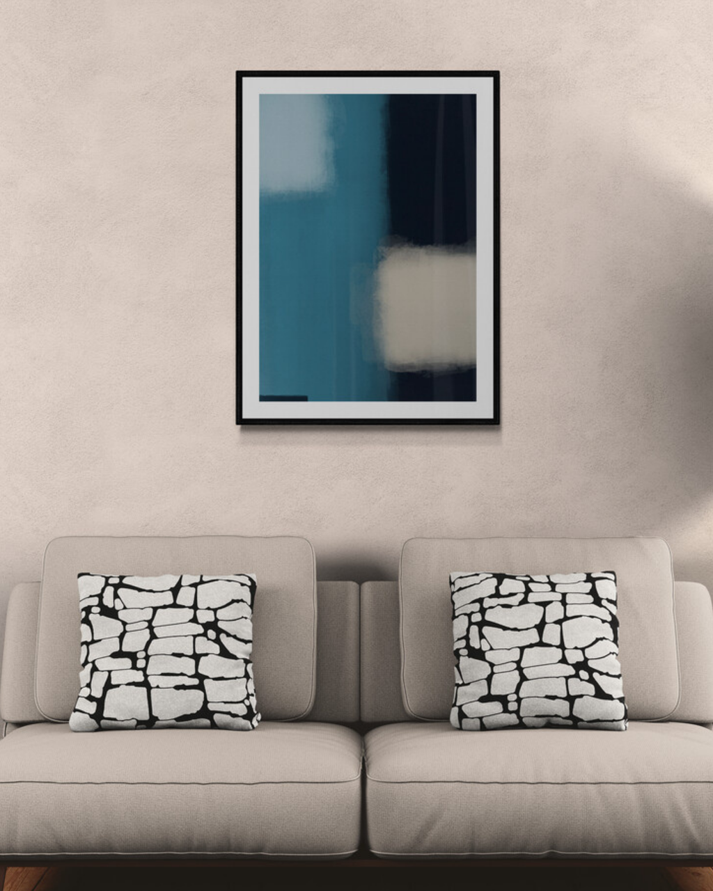 Held Structure | Minimalist Abstract Fine Art Print