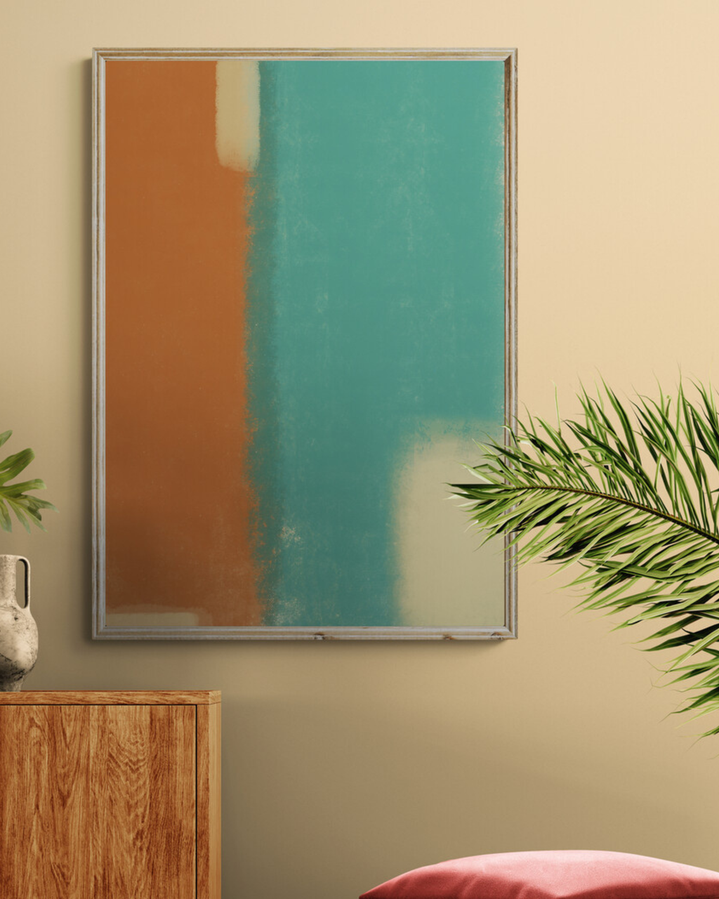 Moss & Rust | Minimalist Abstract Fine Art Print