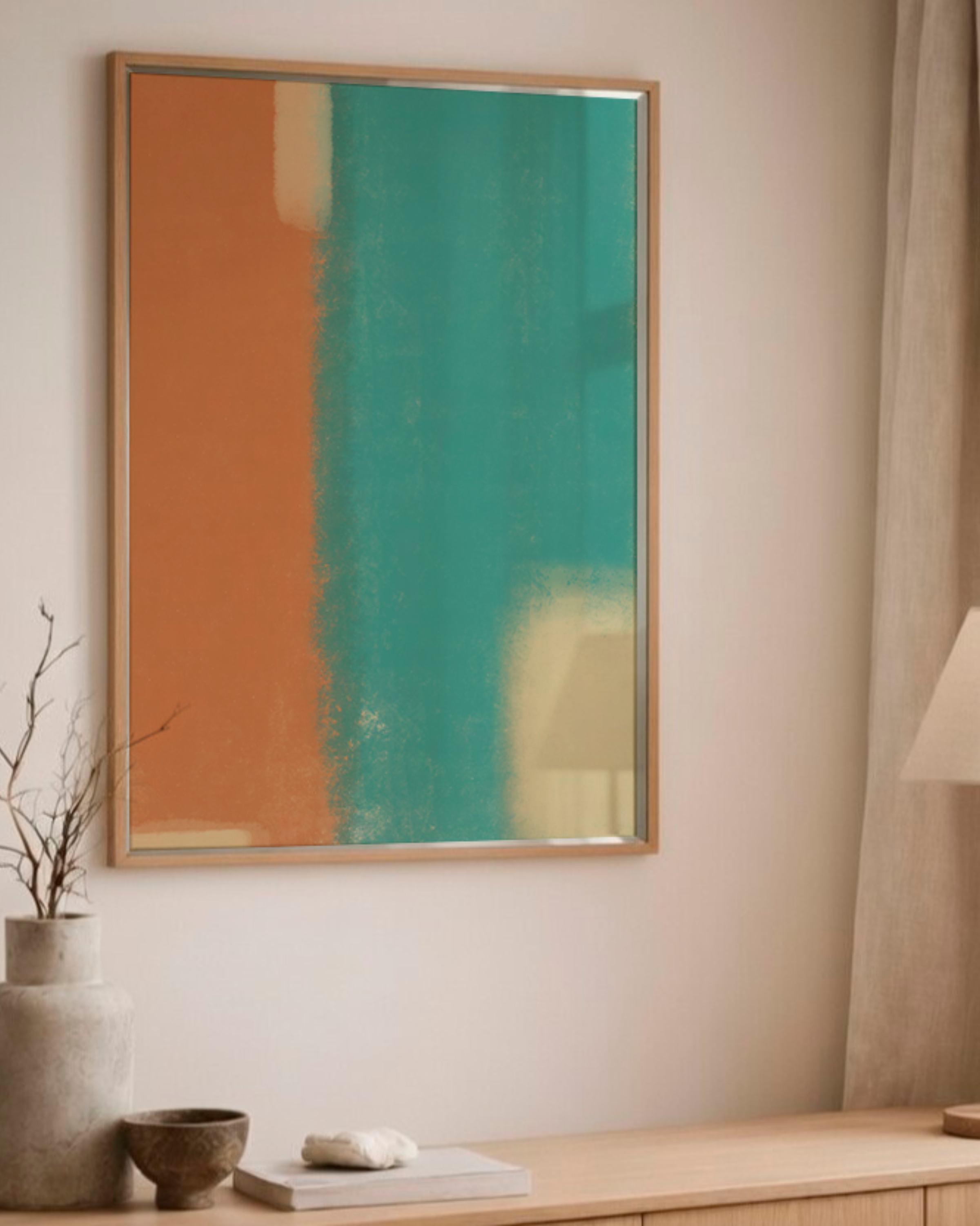 Moss & Rust | Minimalist Abstract Fine Art Print