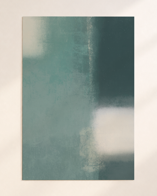 Acqua Mist | Gallery Paper Minimalist Abstract Wall Art