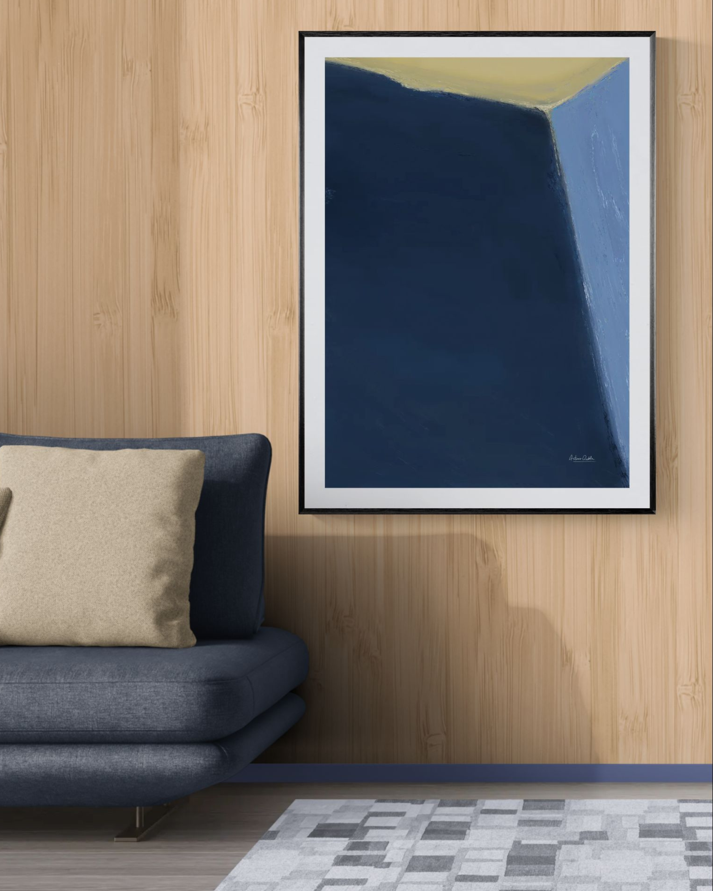 Held Between Tones I | Minimalist Abstract Fine Art Print