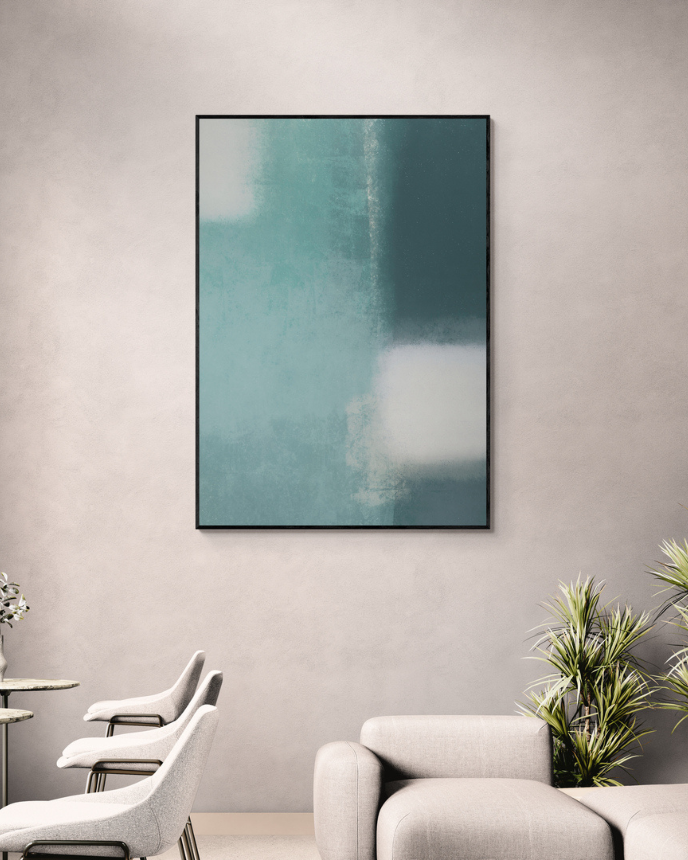 Acqua Mist | Minimalist Abstract Fine Art Print