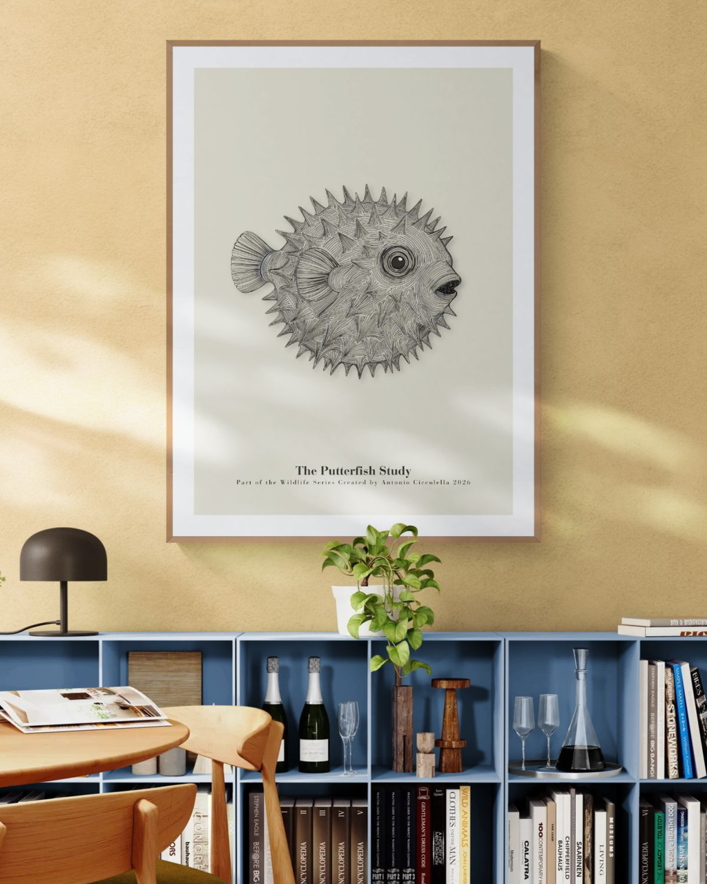 The Pufferfish Study | Vintage Pufferfish Fine Art Print