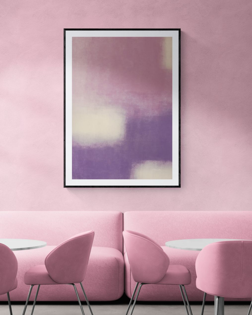 Violet Haze | Minimalist Abstract Fine Art Print