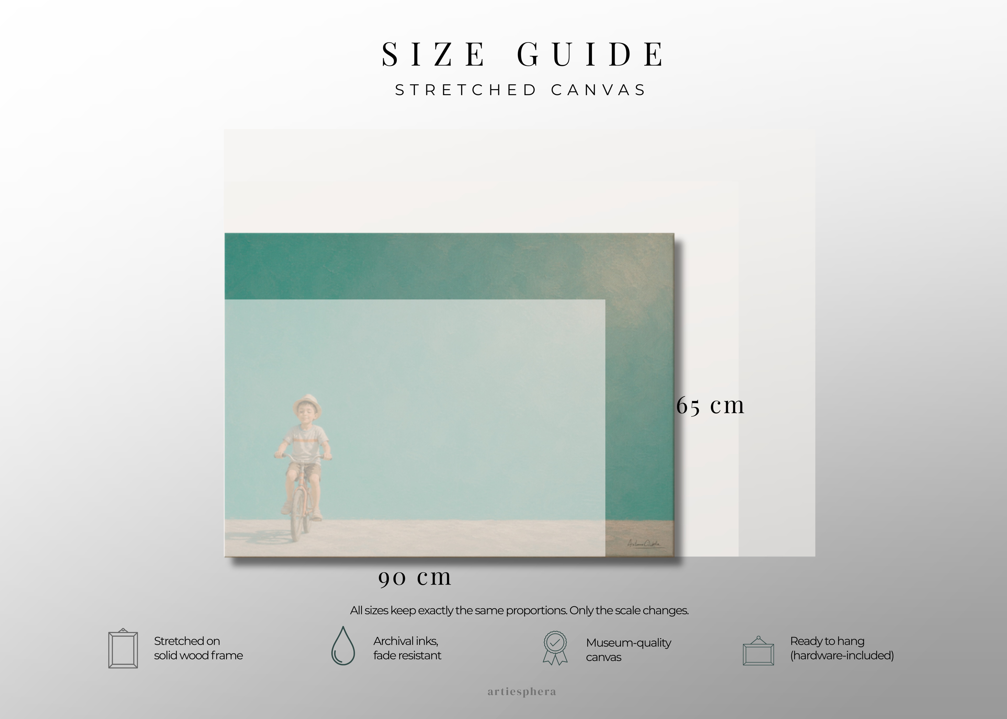Childhood Memories II | Canvas Print | Stretched Canvas | Minimalist Wall Art | Nostalgic Child Artwork | Museum-Quality Giclée Canvas