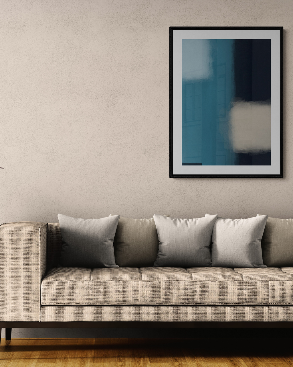 Held Structure | Minimalist Abstract Fine Art Print