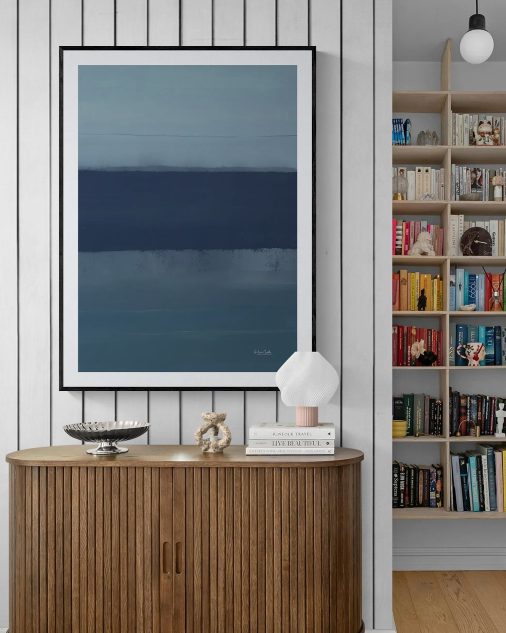 Slate Horizon | Minimalist Abstract Fine Art Print