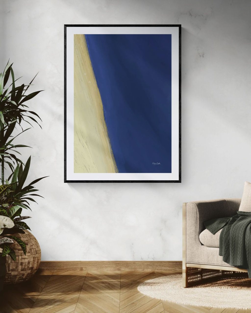 Held Between Tones III | Minimalist Abstract Fine Art Print