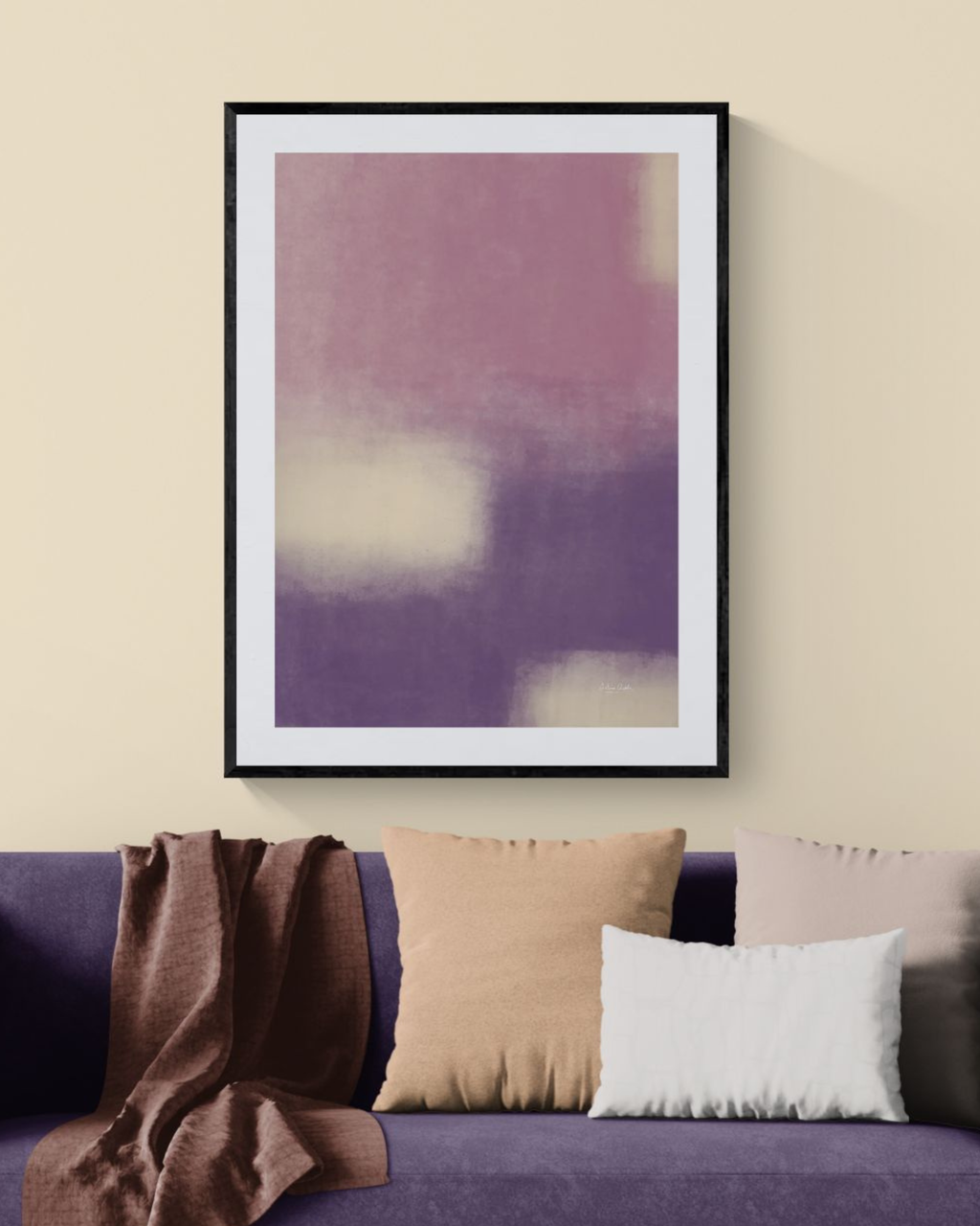 Violet Haze | Minimalist Abstract Fine Art Print