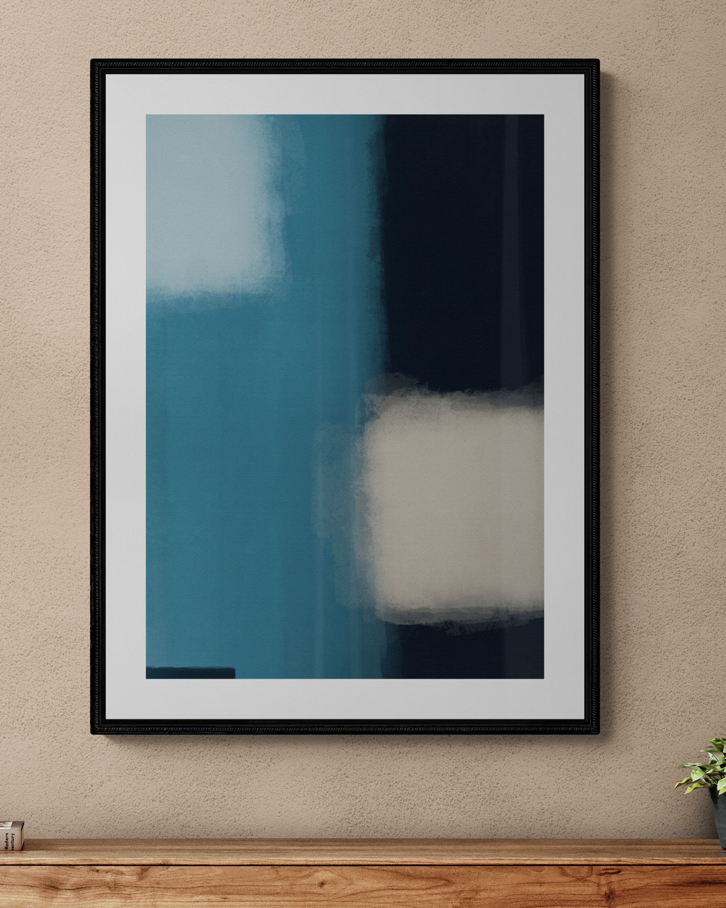 Held Structure | Minimalist Abstract Fine Art Print
