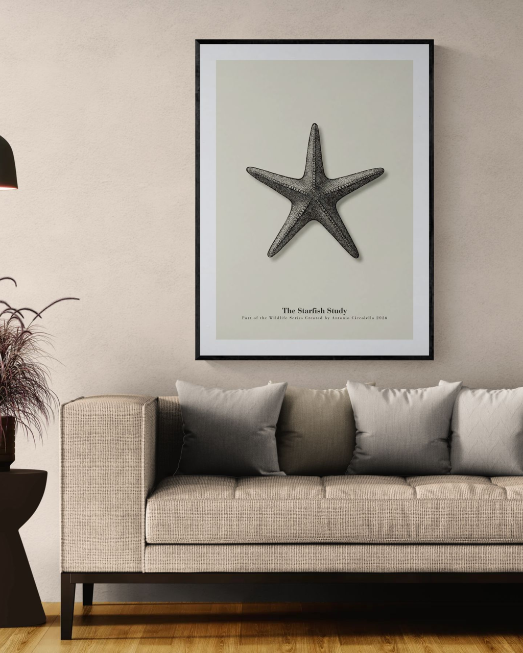 The Starfish Study | Vintage Starfish Fine Art Print