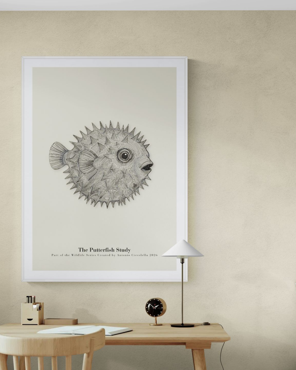 The Pufferfish Study | Vintage Pufferfish Fine Art Print