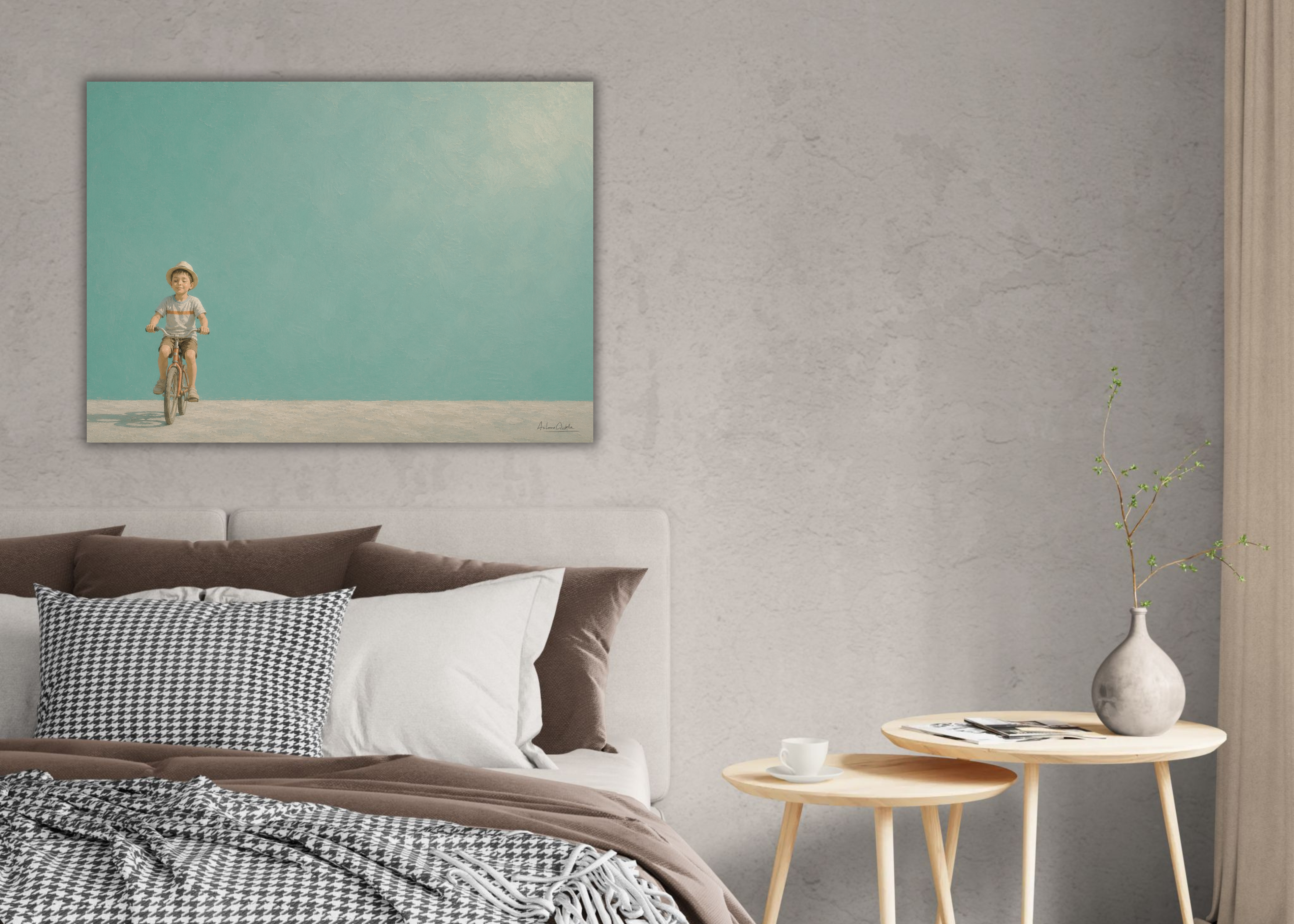 Childhood Memories II | Fine Art Print | Minimalist Wall Art | Nostalgic Child Artwork | Museum-Quality Giclée Print
