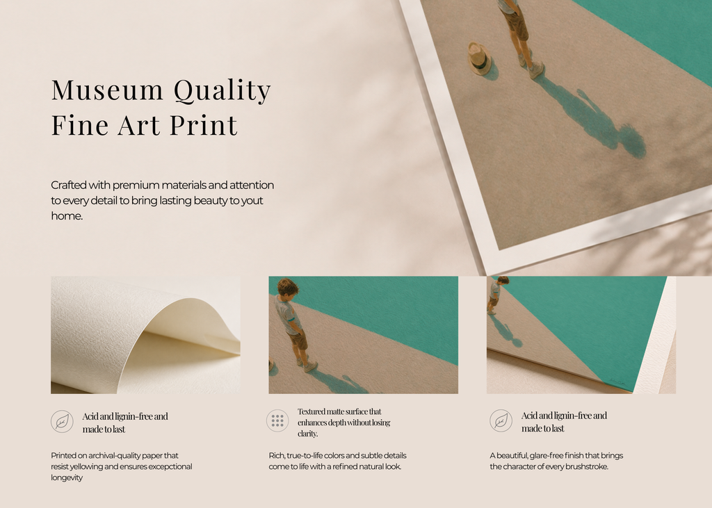 Childhood Memories VIII | Fine Art Print | Minimalist Wall Art | Nostalgic Child Artwork | Museum-Quality Giclée Print