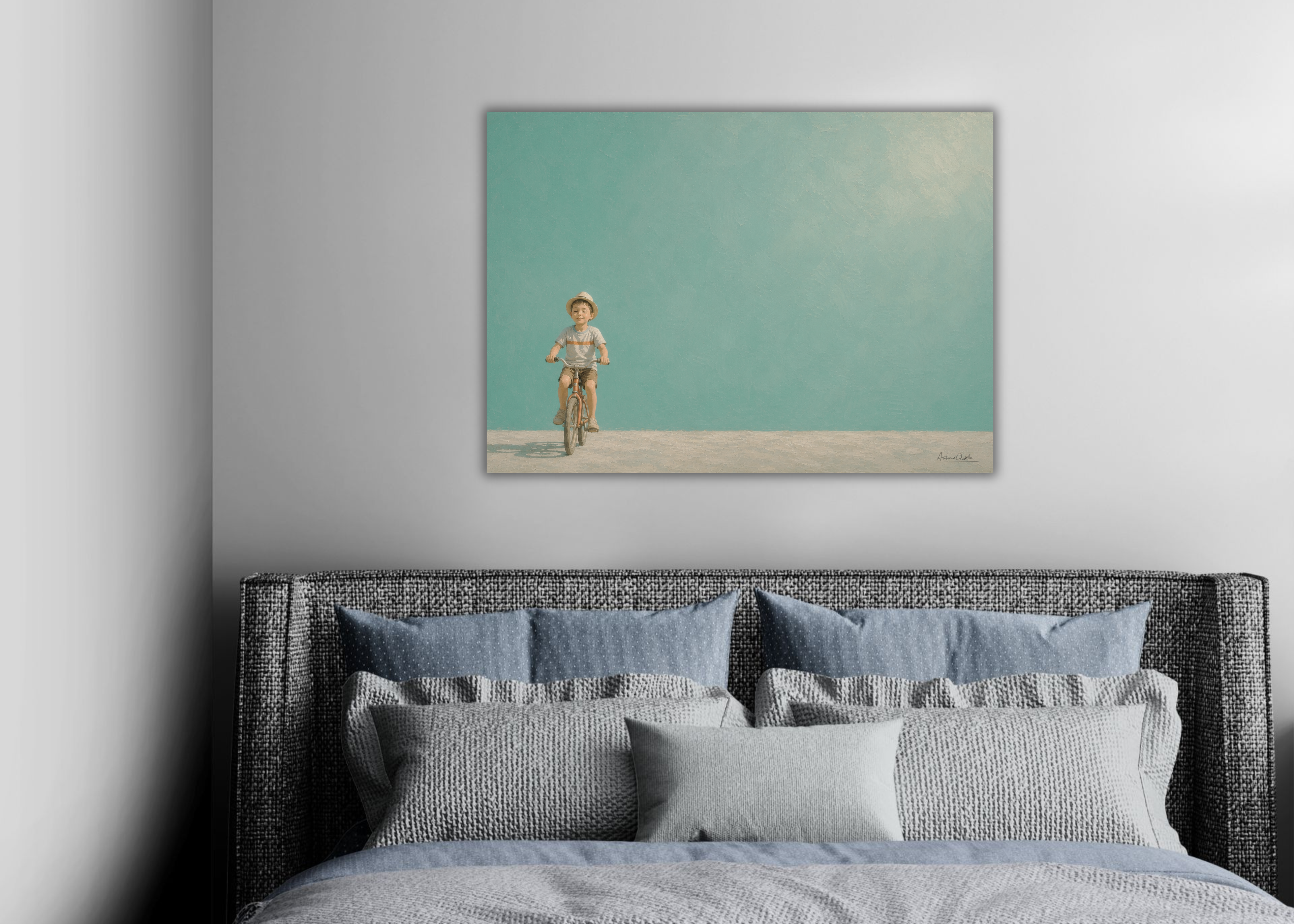 Childhood Memories II | Fine Art Print | Minimalist Wall Art | Nostalgic Child Artwork | Museum-Quality Giclée Print