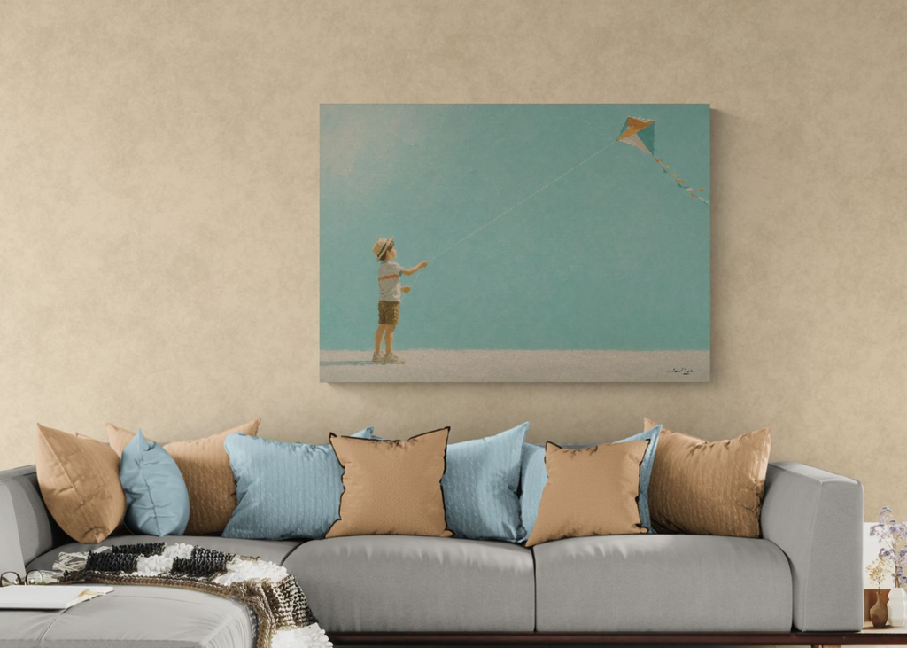 Childhood Memories III | Fine Art Print | Minimalist Wall Art | Nostalgic Child Artwork | Museum-Quality Giclée Print
