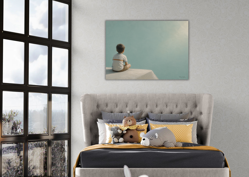 Childhood Memories I | Fine Art Print | Minimalist Wall Art | Nostalgic Child Artwork | Museum-Quality Giclée Print