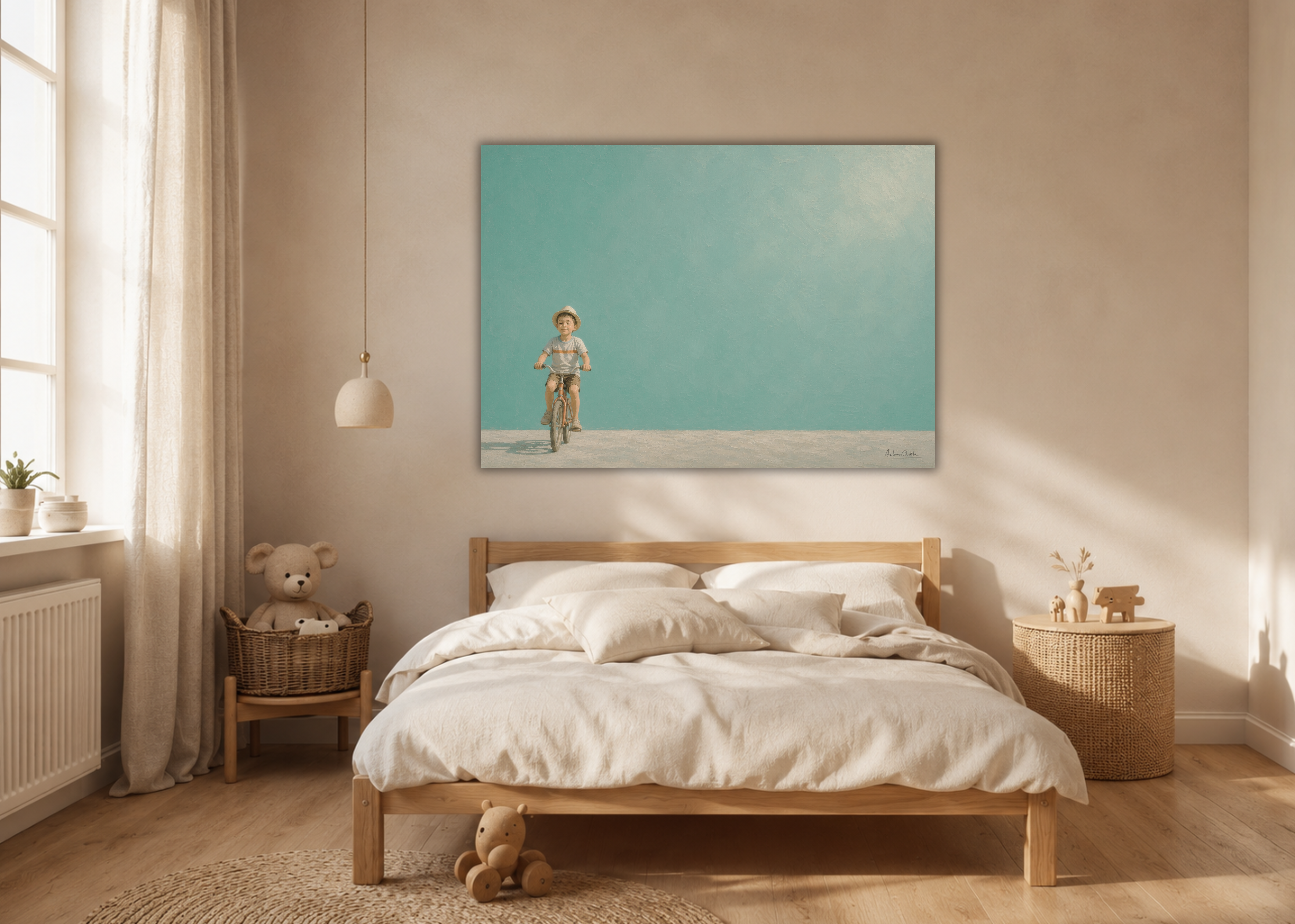Childhood Memories II | Fine Art Print | Minimalist Wall Art | Nostalgic Child Artwork | Museum-Quality Giclée Print