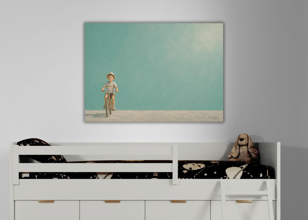 Childhood Memories II | Fine Art Print | Minimalist Wall Art | Nostalgic Child Artwork | Museum-Quality Giclée Print