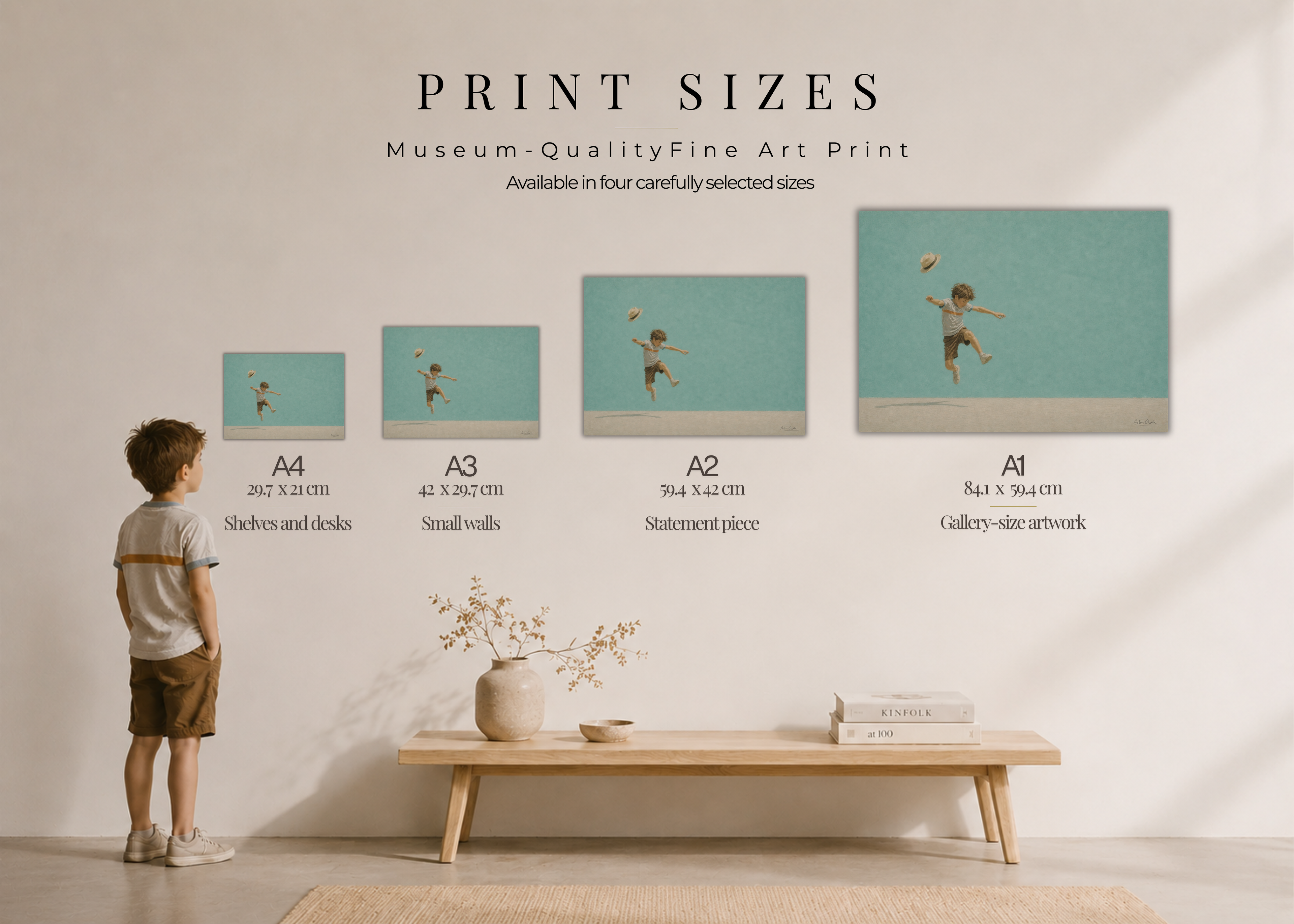 Childhood Memories VI | Fine Art Print | Minimalist Wall Art | Nostalgic Child Artwork | Museum-Quality Giclée Print