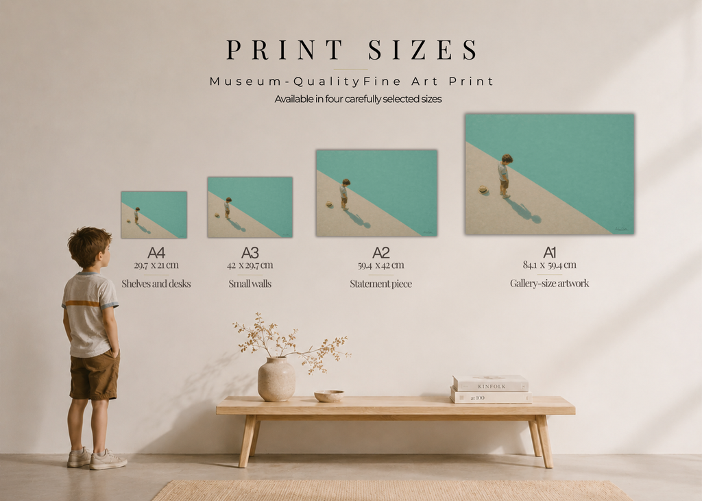 Childhood Memories VIII | Fine Art Print | Minimalist Wall Art | Nostalgic Child Artwork | Museum-Quality Giclée Print
