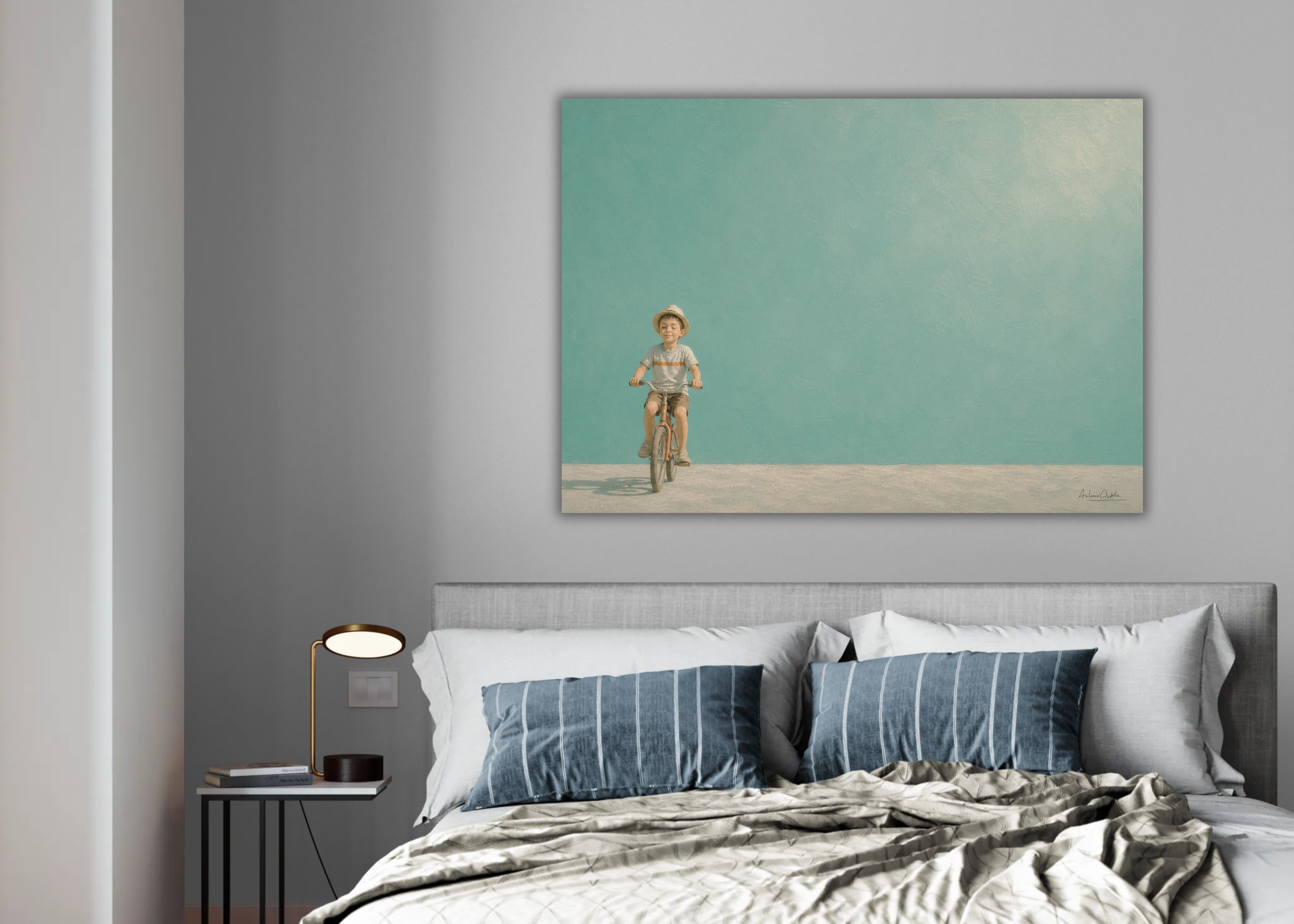 Childhood Memories II | Fine Art Print | Minimalist Wall Art | Nostalgic Child Artwork | Museum-Quality Giclée Print