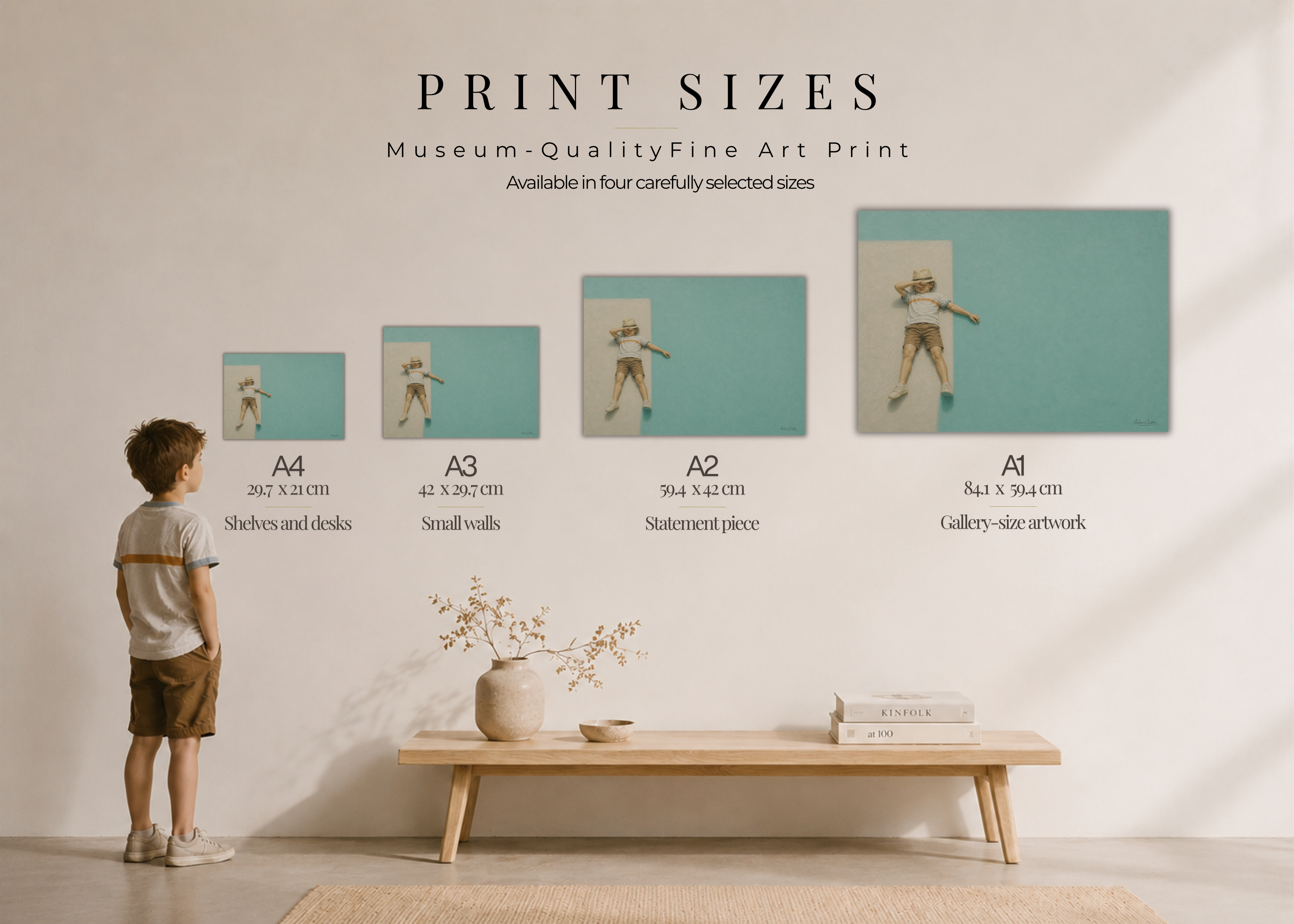 Childhood Memories VII | Fine Art Print | Minimalist Wall Art | Nostalgic Child Artwork | Museum-Quality Giclée Print