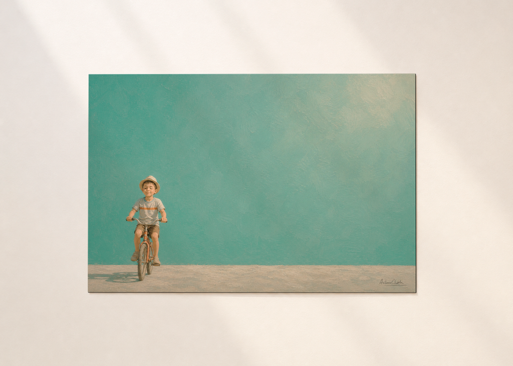 Childhood Memories II | Fine Art Print | Minimalist Wall Art | Nostalgic Child Artwork | Museum-Quality Giclée Print