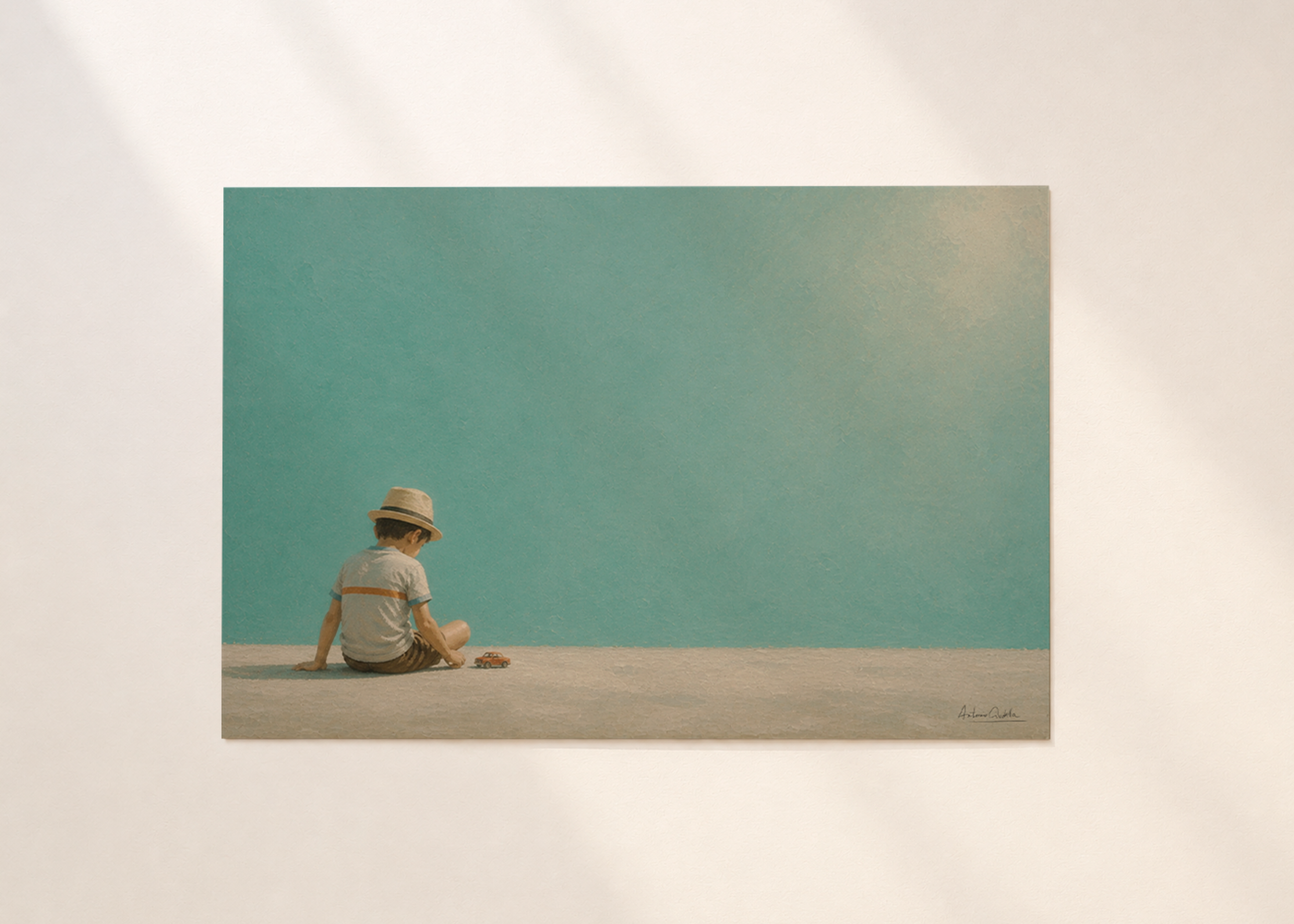 Childhood Memories IV | Fine Art Print | Minimalist Wall Art | Nostalgic Child Artwork | Museum-Quality Giclée Print