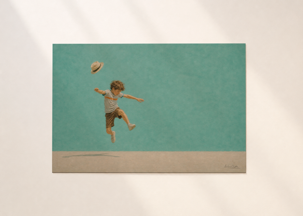 Childhood Memories VI | Fine Art Print | Minimalist Wall Art | Nostalgic Child Artwork | Museum-Quality Giclée Print