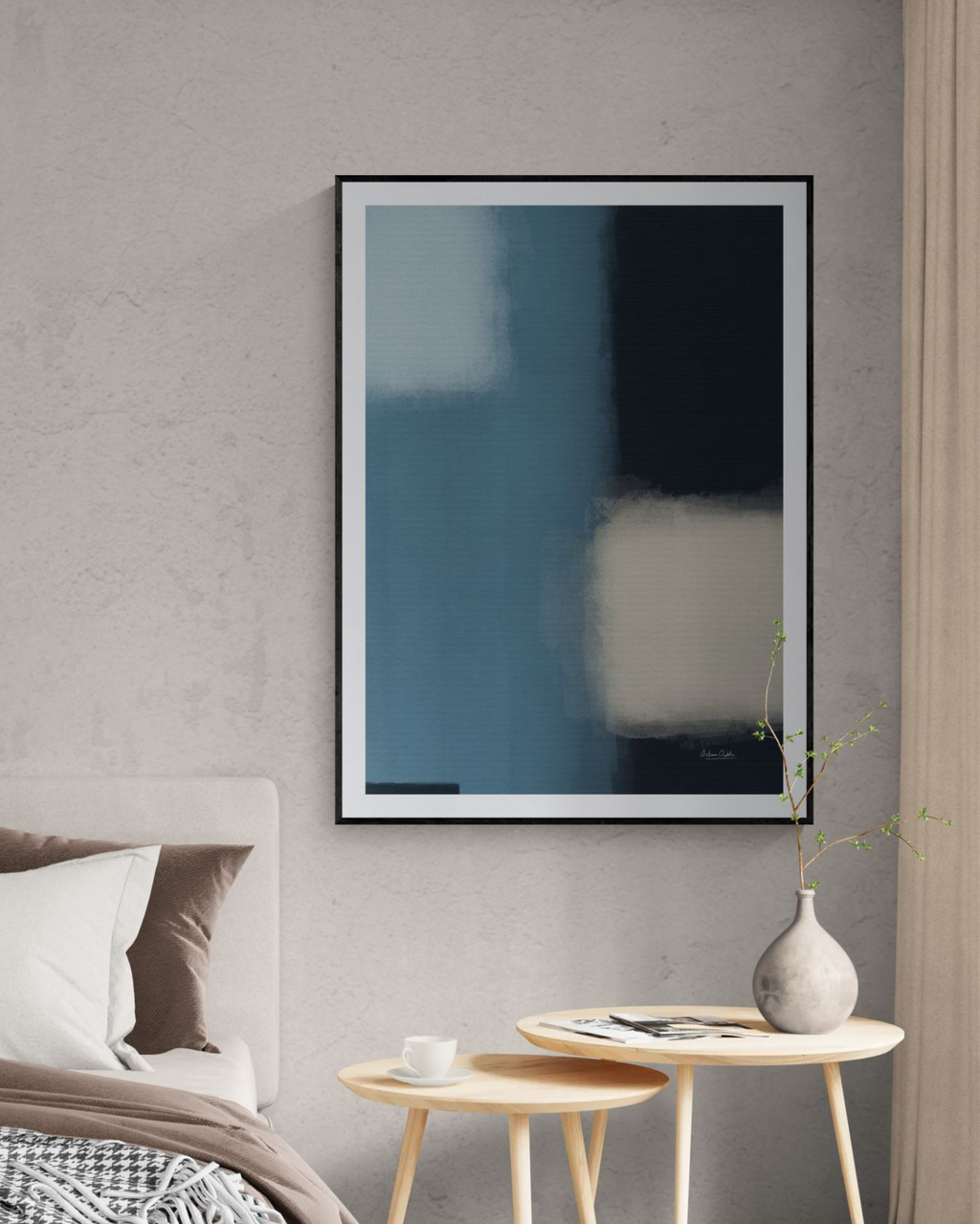 Held Structure | Minimalist Abstract Fine Art Print